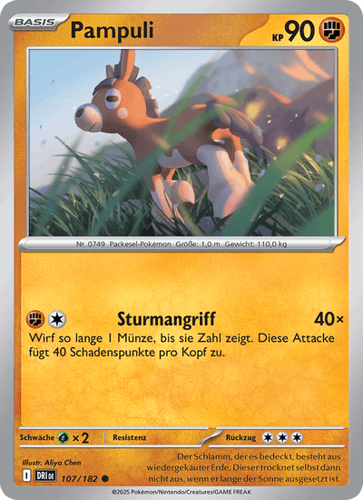 Pampuli 107/182 Ewige Rivalen Pokémon Karte