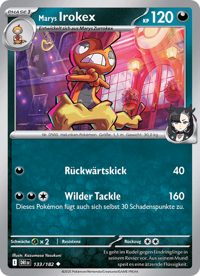 Marys Irokex 133/182 Ewige Rivalen Pokémon Karte