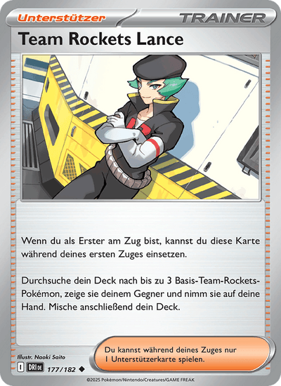 Team Rockets Lance 177/182 Ewige Rivalen Pokémon Karte