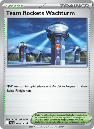 Team Rockets Wachturm 180/182 Ewige Rivalen Pokémon Karte