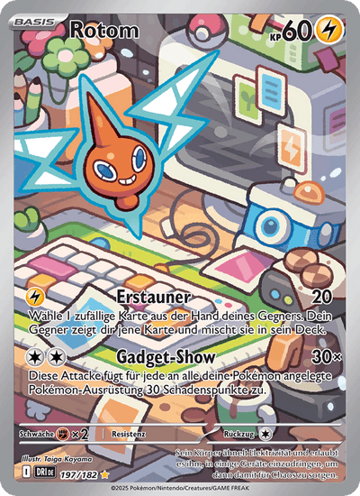 Rotom 197/182 Ewige Rivalen Pokémon Karte