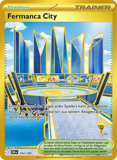 Fermanca City 244/182 Ewige Rivalen Pokémon Karte