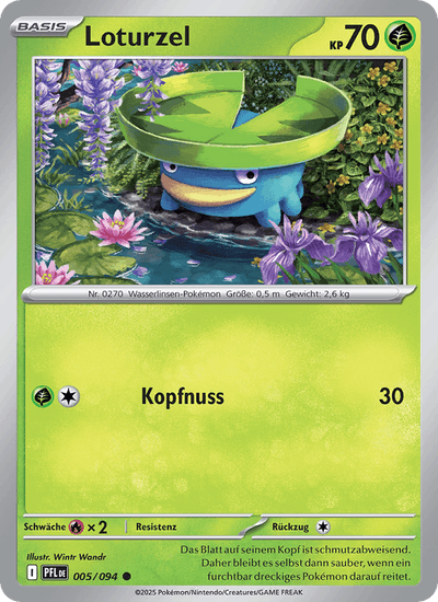 Loturzel 005/094 Fatale Flammen Pokémon Karte