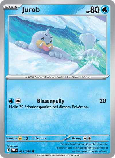 Jurob 021/094 Fatale Flammen Pokémon Karte