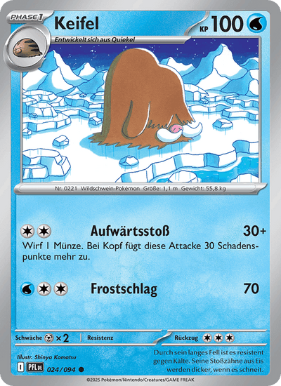 Keifel 024/094 Fatale Flammen Pokémon Karte