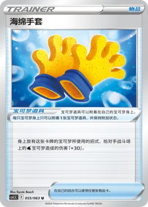 Schwammhandschuhe 055/063 Final Flame Dance Pokémon Karte