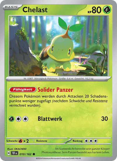 Chelast 010/162 Gewalten der Zeit Pokémon Karte