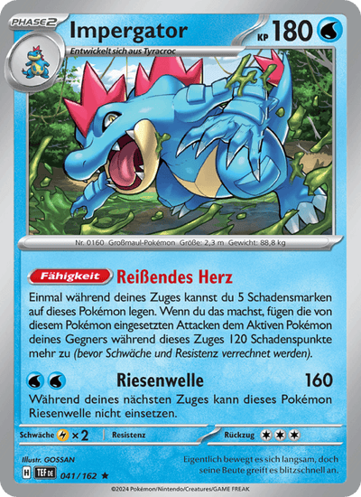 Impergator 041/162 Gewalten der Zeit Pokémon Karte