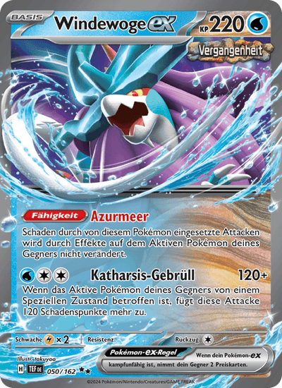 Windewoge-ex 050/162 Gewalten der Zeit Pokémon Karte