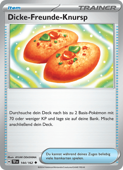 Dicke-Freunde-Knursp 144/162 Gewalten der Zeit Pokémon Karte