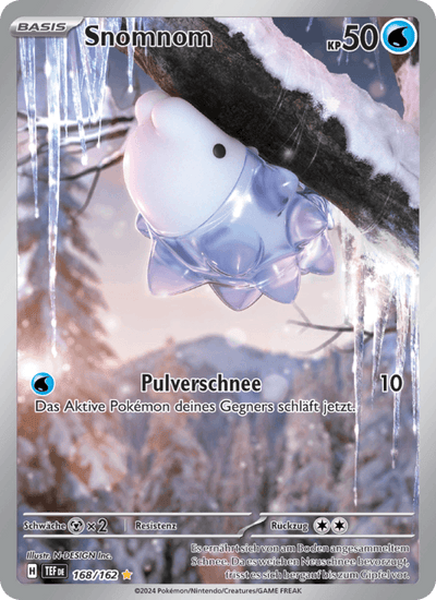 Snomnom 168/162 Gewalten der Zeit Pokémon Karte
