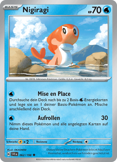 Nigiragi 062/198 Karmesin & Purpur Pokémon Karte