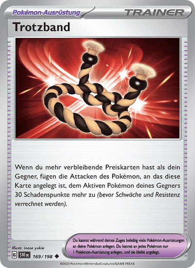 Trotzband 169/198 Karmesin & Purpur Pokémon Karte