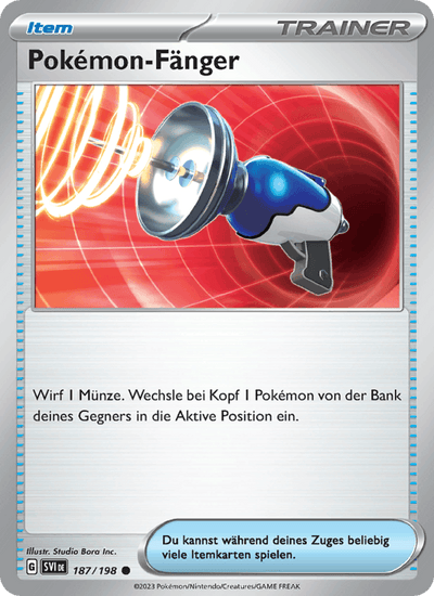 Pokémon-Fänger 187/198 Karmesin & Purpur Pokémon Karte