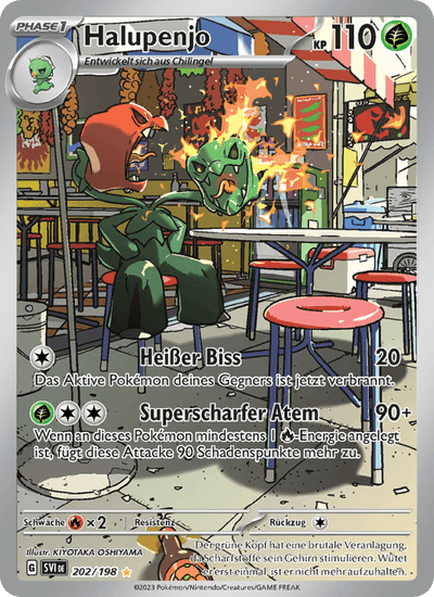 Halupenjo 202/198 Karmesin & Purpur Pokémon Karte