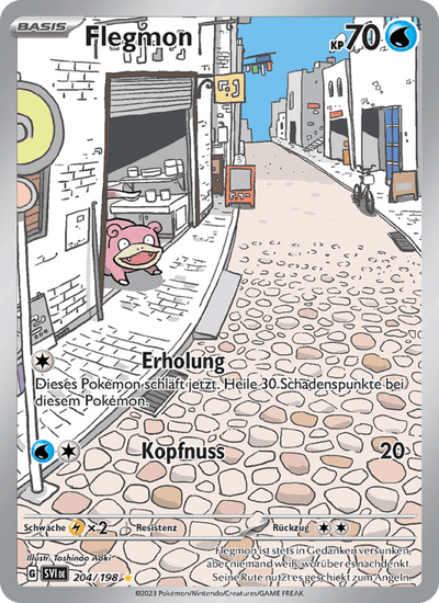 Flegmon 204/198 Karmesin & Purpur Pokémon Karte