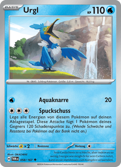 Urgl 058/167 Maskerade im Zwielicht Pokémon Karte
