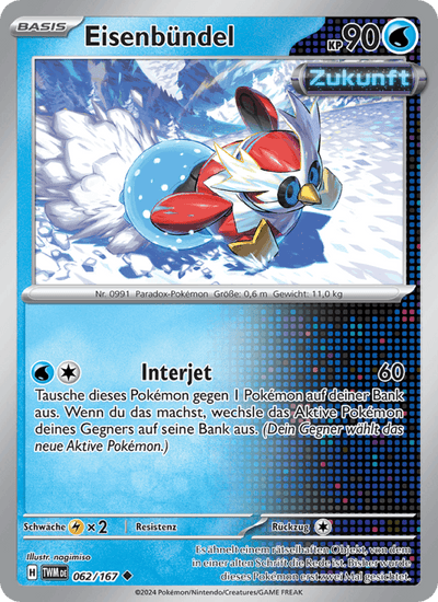 Eisenbündel 062/167 Maskerade im Zwielicht Pokémon Karte