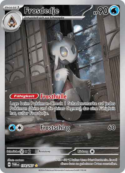 Frosdedje 174/167 Maskerade im Zwielicht Pokémon Karte