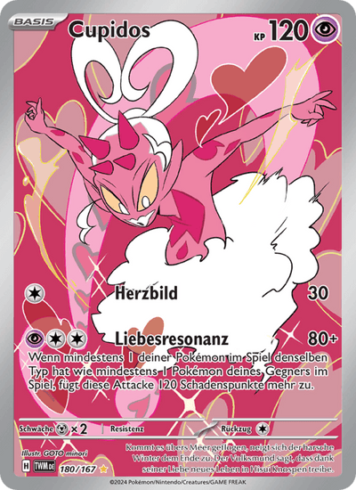 Cupidos 180/167 Maskerade im Zwielicht Pokémon Karte