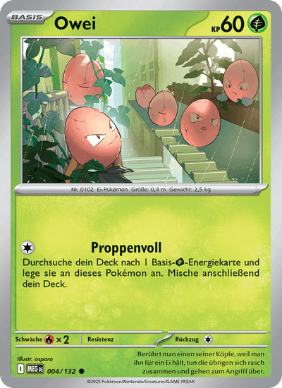 Owei 004/132 Mega-Entwicklung Pokémon Karte