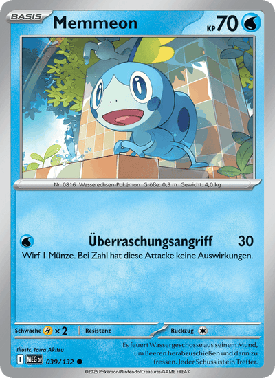 Memmeon 039/132 Mega-Entwicklung Pokémon Karte