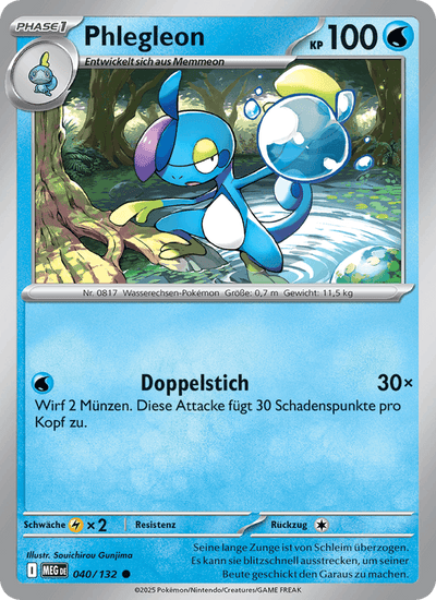 Phlegleon 040/132 Mega-Entwicklung Pokémon Karte