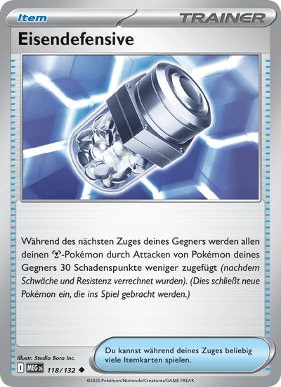 Eisendefensive 118/132 Mega-Entwicklung Pokémon Karte