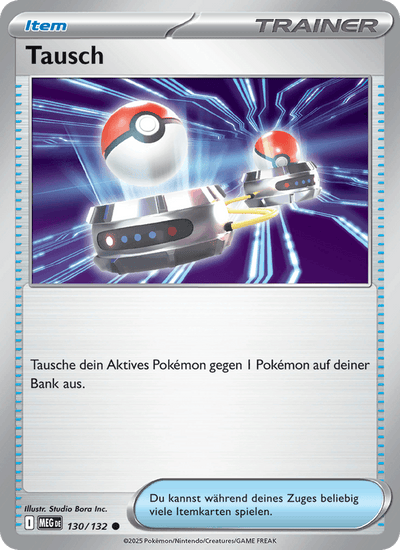 Tausch 130/132 Mega-Entwicklung Pokémon Karte
