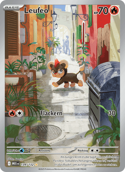 Leufeo 139/132 Mega-Entwicklung Pokémon Karte