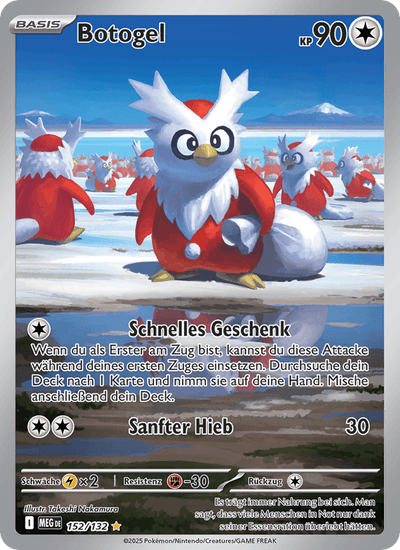 Botogel 152/132 Mega-Entwicklung Pokémon Karte