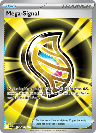 Mega-Signal 171/132 Mega-Entwicklung Pokémon Karte