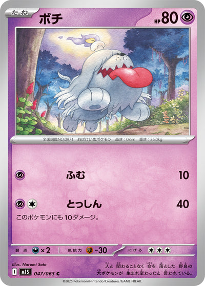 Gruff 047/063 Mega Symphonia Pokémon Karte