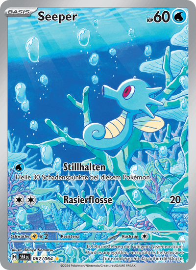 Seeper 067/064 Nebel der Sagen Pokémon Karte