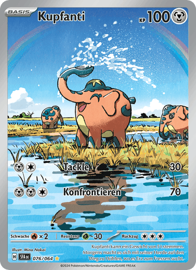 Kupfanti 076/064 Nebel der Sagen Pokémon Karte