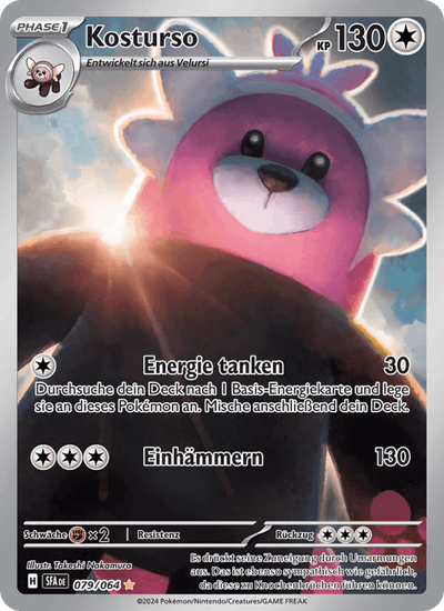 Kosturso 079/064 Nebel der Sagen Pokémon Karte