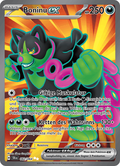 Boninu-ex 082/064 Nebel der Sagen Pokémon Karte
