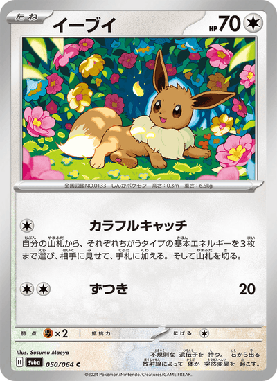 Evoli 050/064 Night Wanderer Pokémon Karte