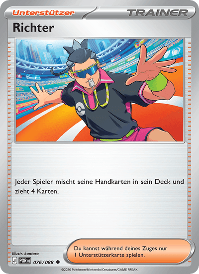 Richter 076/088 Optimale Ordnung Pokémon Karte