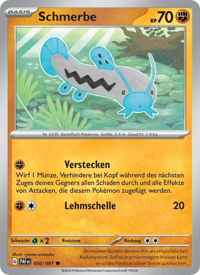 Schmerbe 050/091 Paldeas Schicksale Pokémon Karte