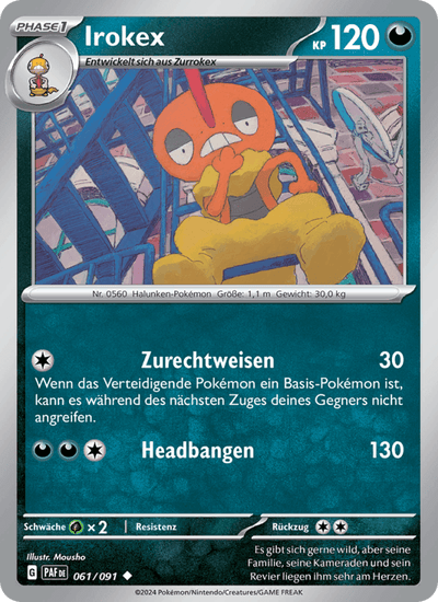 Irokex 061/091 Paldeas Schicksale Pokémon Karte