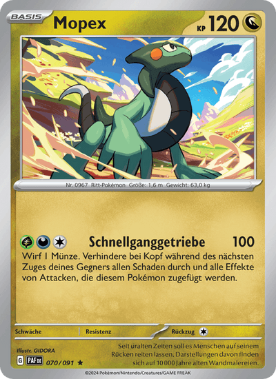 Mopex 070/091 Paldeas Schicksale Pokémon Karte