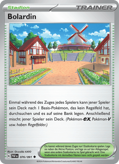Bolardin 076/091 Paldeas Schicksale Pokémon Karte