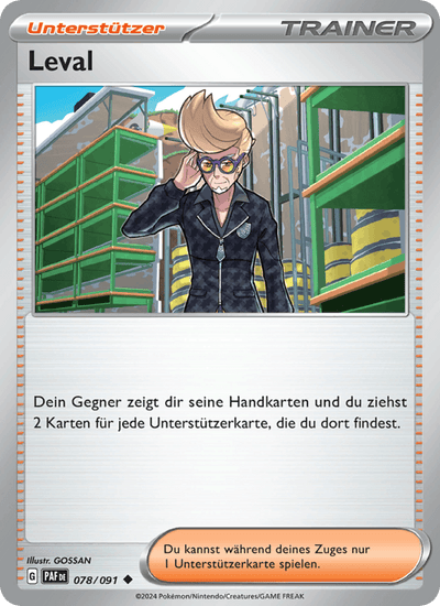 Leval 078/091 Paldeas Schicksale Pokémon Karte