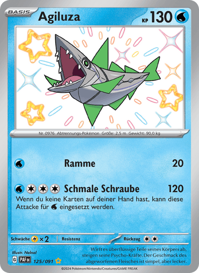 Agiluza 125/091 Paldeas Schicksale Pokémon Karte