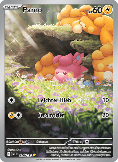 Pamo 226/091 Paldeas Schicksale Pokémon Karte