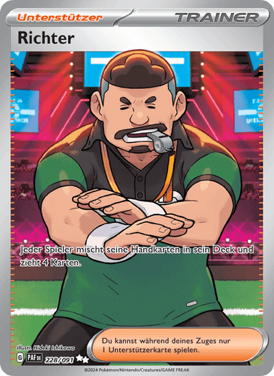 Richter 228/091 Paldeas Schicksale Pokémon Karte