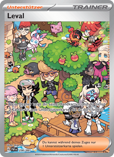 Leval 236/091 Paldeas Schicksale Pokémon Karte