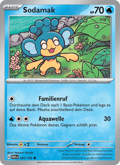 Sodamak 041/182 Paradoxrift Pokémon Karte