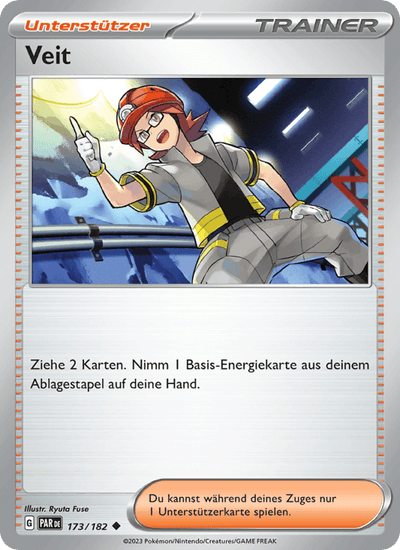 Veit 173/182 Paradoxrift Pokémon Karte